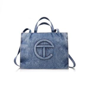 Medium Denim Shopper